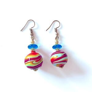 Uno Alla Volta Murano Glass Earrings
